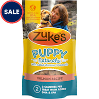 Zuke's Puppy Naturals Puppy Training made with Real Salmon Treats for Dogs of All Sizes