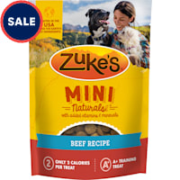 Zuke's Mini Naturals Dog Training made with Real Beef Treats for Dogs of All Sizes