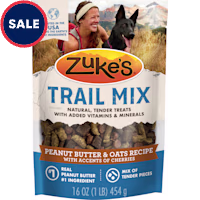 Zuke's Trail Mix Soft Dog Treats with Real Peanut Butter and Oats Recipe Treats for Dogs of All Sizes