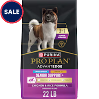 Purina Pro Plan AdvantEDGE Senior Support Plus Large Breed Shredded Blend Chicken and Rice Formula Dry Dog Food