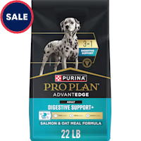 Purina Pro Plan AdvantEDGE Digestive Support Plus Salmon & Oat Meal Formula Adult Dry Dog Food