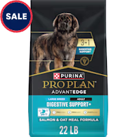 Purina Pro Plan AdvantEDGE Digestive Support Plus Large Breed Salmon & Oat Meal Formula Adult Dry Dog Food