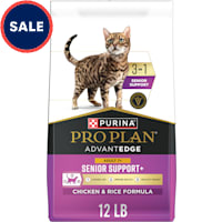 Purina Pro Plan AdvantEDGE Senior Support Plus Adult 7 Plus Chicken and Rice Formula Dry Cat Food