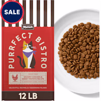 Merrick Purrfect Bistro Grain Free Chicken & Sweet Potato Recipe Natural Dry Cat Food for Adult Cats