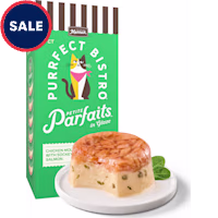 Merrick Purrfect Bistro Petite Parfaits Chicken Mousse with Sockeye Salmon in Glaze Gravy Wet Cat Treats