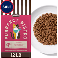 Merrick Purrfect Bistro Grain Free Salmon & Sweet Potato Recipe Natural Dry Cat Food for Adult Cats
