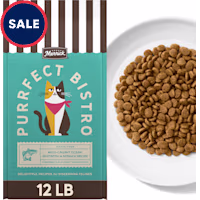 Merrick Purrfect Bistro Grain Free Wild-Caught Ocean Whitefish & Spinach Recipe Natural Dry Cat Food for Adult Cats