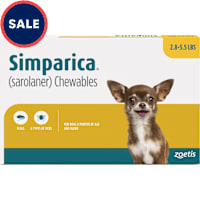 Simparica Chewable for Dogs 2.8-5.5 lbs.