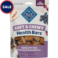 Blue Buffalo Soft & Chewy Health Bars Baked with Real Chicken & Mixed Berries Natural Dog Treats