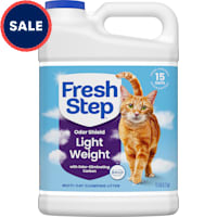 Fresh Step Odor Shield Light Weight Multi Cat Clumping Litter with Febreze Freshness