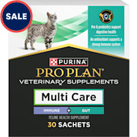 Purina Pro Plan Veterinary Multi Care Feline, Digestive Probiotics, Immune Support Cat Supplements