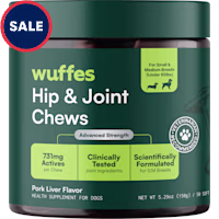 Wuffes Advanced Hip & Joint Support Soft Chews for Dogs, Small & Medium Breeds