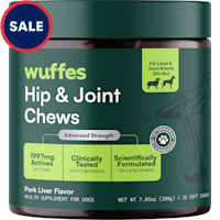 Wuffes Advanced Hip & Joint Support Soft Chews for Dogs, Large & Giant Breeds