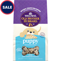 Wellness Old Mother Hubbard Classic Puppy Natural Mini Oven-Baked Biscuits Dog Treats