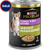 Purina Pro Plan Weight Management Wet Dog Food Turkey and Rice Entree in Gravy