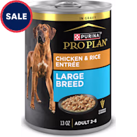 Purina Pro Plan Chicken and Rice Entree Gravy Large Breed Wet Dog Food