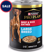 Purina Pro Plan Beef and Rice Entree Gravy Large Breed Wet Dog Food