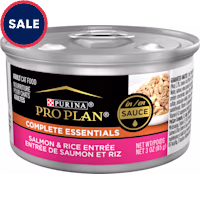Purina Pro Plan Complete Essentials High Protein Salmon & Rice Entree in Sauce, Gravy, Pate Wet Cat Food