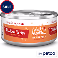 WholeHearted All Life Stages Canned Cat Food - Grain Free Chicken Recipe Flaked in Gravy