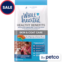 WholeHearted Grain Free Skin and Coat Care Pea and Salmon Recipe Dry Dog Food