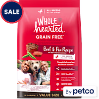 WholeHearted Grain Free All Life Stages Beef & Pea Formula Dry Dog Food