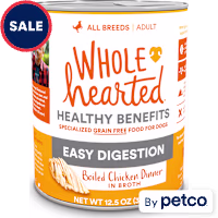 WholeHearted Grain-Free Adult Boiled Chicken Dinner Wet Dog Food