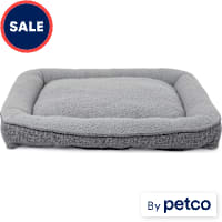 EveryYay Snooze Fest Grey Rectangle Lounger Dog Bed