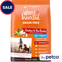 WholeHearted Grain Free Large Breed Chicken and Pea Recipe Adult Dry Dog Food