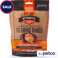 Good Lovin' No Rawhide Pumpkin Flavored Puppy Teething Rings