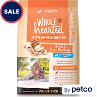 WholeHearted Adult Large-Breed Chicken & Brown Rice Recipe with Whole Grains Dry Dog Food