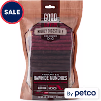 Good Lovin' Highly Digestible Assorted Rawhide Munchies Dog Treats