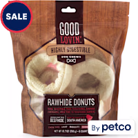 Good Lovin' Rawhide Donuts for Dogs