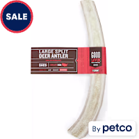 Good Lovin' Naturally Shed Split Deer Antler Large Dog Chew