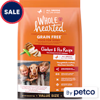 WholeHearted Grain Free All Life Stages Chicken & Pea Recipe Dry Dog Food