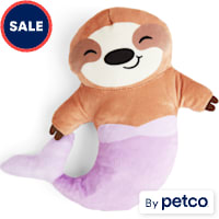 Petco Plush Sloth Mermaid Toy for Dogs
