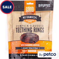 Good Lovin' Rawhide-Free Pumpkin Puppy Ring Dog Treats