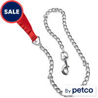 EveryYay Soft Grip Chain Dog Leash
