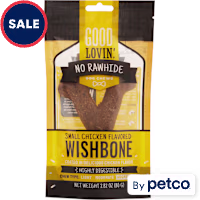 Good Lovin' No Rawhide 5" Wishbone, Chicken Flavor Dog Treats