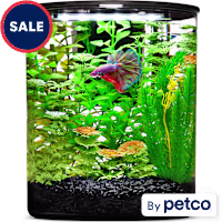 Imagitarium Plastic Cylinder Betta Aquarium