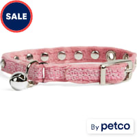 YOULY Pink Bling Kitten Collar