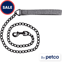 YOULY Black Chain Dog Leash