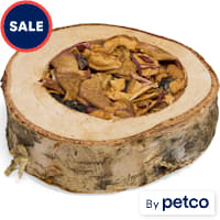 EveryYay Chewable Wood Fruit Bowl 2-in-1 Toy for Small Animals