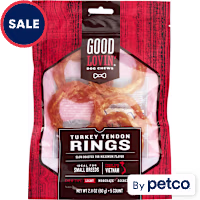 Good Lovin' Turkey Tendon Rings Dog Chews