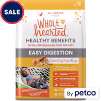 WholeHearted Healthy Digestion Chicken and Egg Product Recipe Dry Cat Food