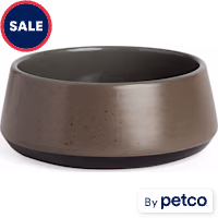 Reddy Gray Angular Dog Bowl
