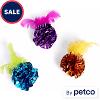 Leaps & Bounds Snowball Crinkle Assorted Cat Toy