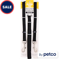 EveryYay Deluxe Black Leash Coupler for Dogs