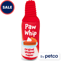YOULY Whipped Cream Can Plush Dog Toy