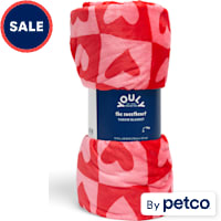 YOULY Valentine's Hearts Throw Blanket