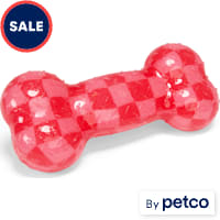 YOULY Valentine's Day Rubber Bone Dog Toy